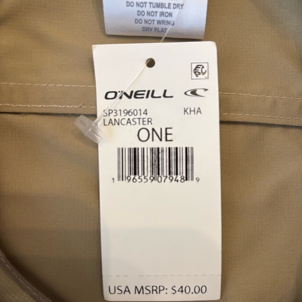 O'Neill Men’s SPF 50  Beige Adventure Hat - Picture 8 of 8